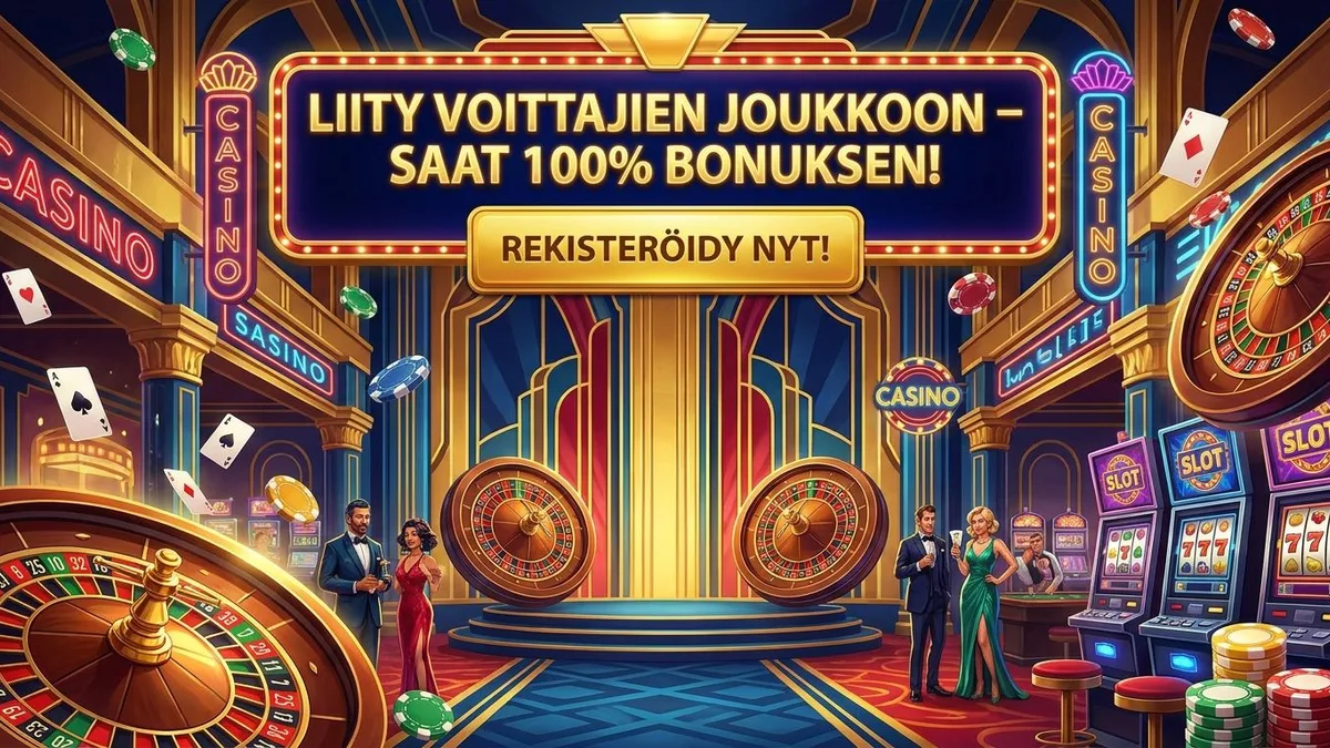 Rekisteröidy bonuksen kanssa